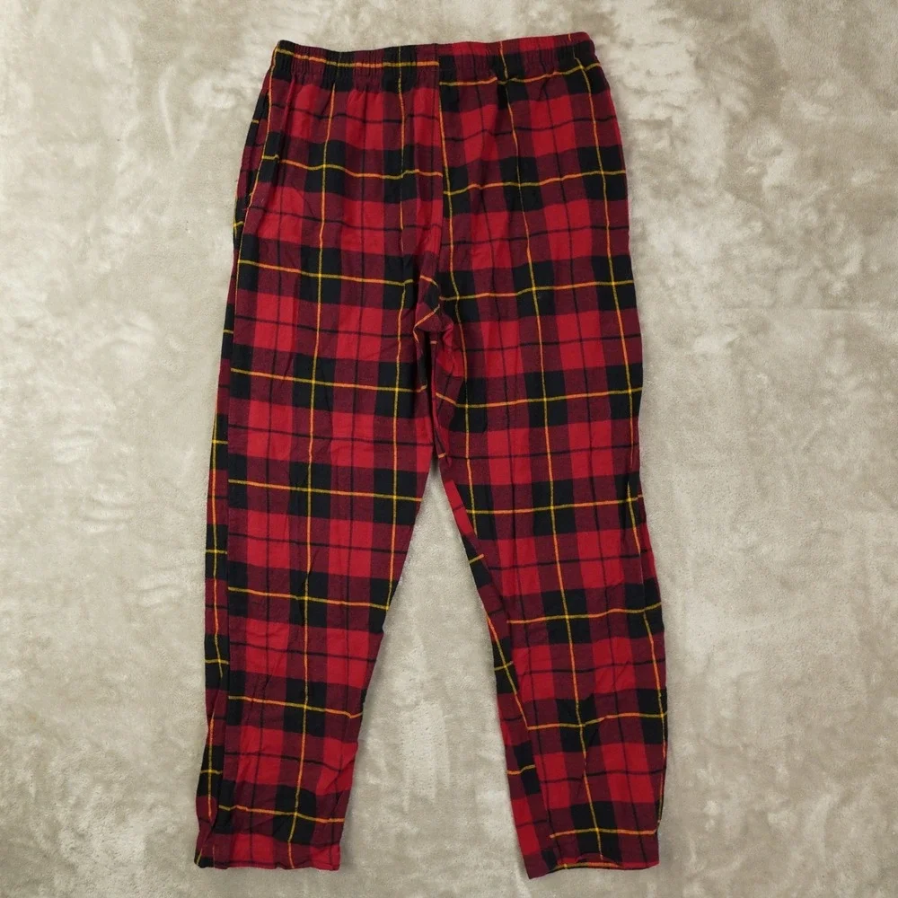 Polo Ralph Lauren Sleepwear Pants Men's Large Red Black Plaid‎ Lounge Holiday